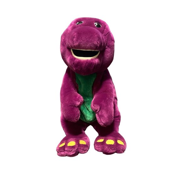 Barney Other - 1997 Microsoft BARNEY Actimates 14" Talking Interactive Dinosaur Moves Sing